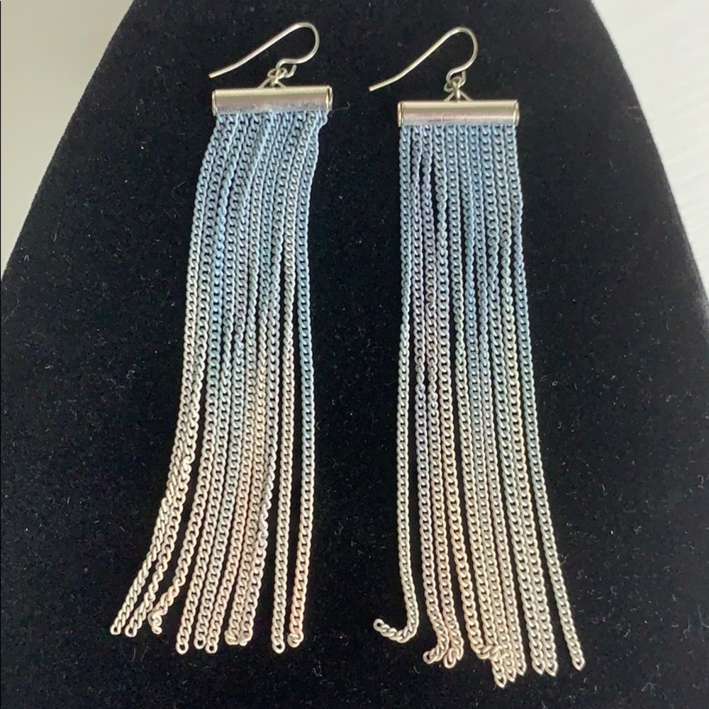 Ombré Chain Mesh earrings